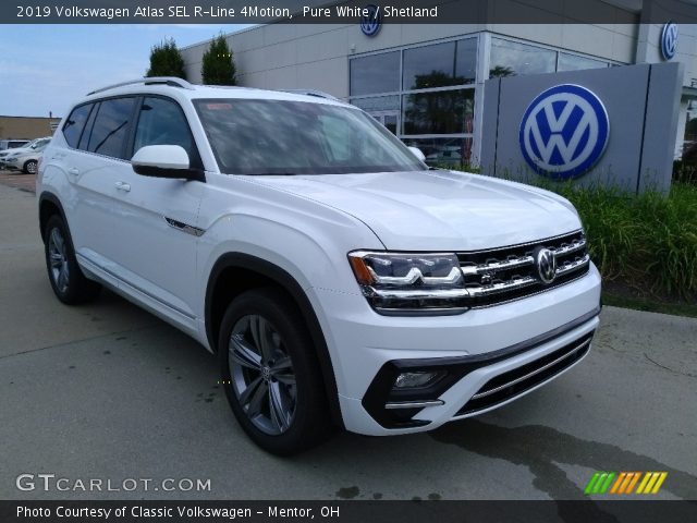 2019 Volkswagen Atlas SEL R-Line 4Motion in Pure White