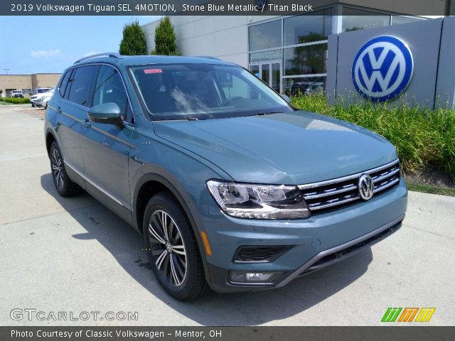 2019 Volkswagen Tiguan SEL 4MOTION in Stone Blue Metallic