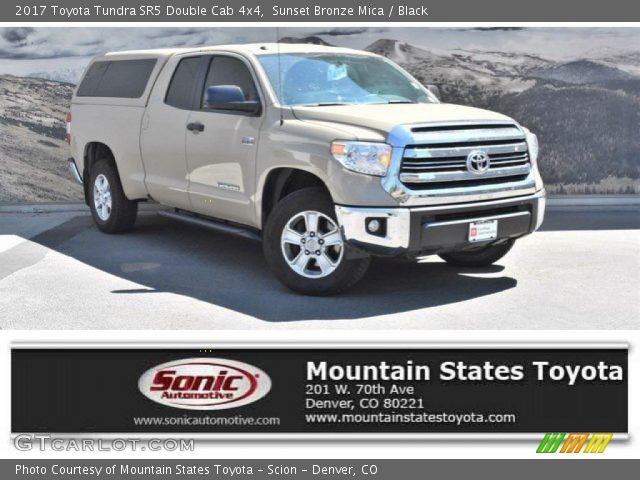 2017 Toyota Tundra SR5 Double Cab 4x4 in Sunset Bronze Mica