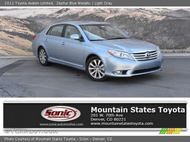 2011 Toyota Avalon Limited in Zephyr Blue Metallic
