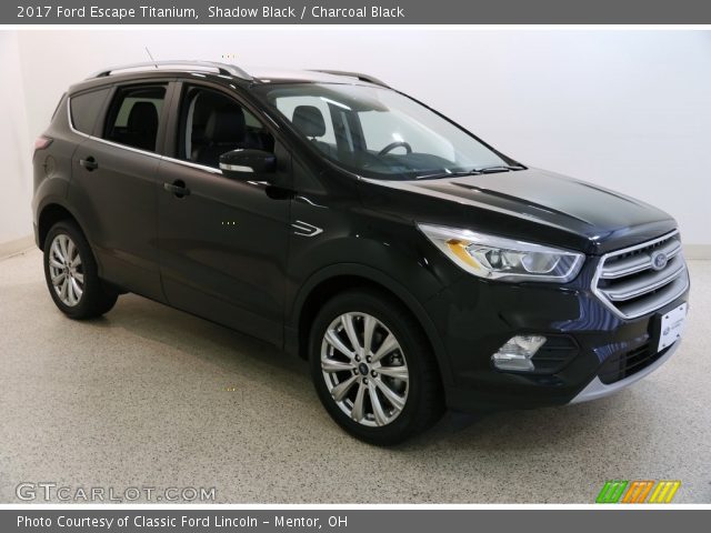 2017 Ford Escape Titanium in Shadow Black