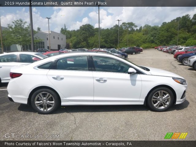 2019 Hyundai Sonata Limited in Quartz White Pearl