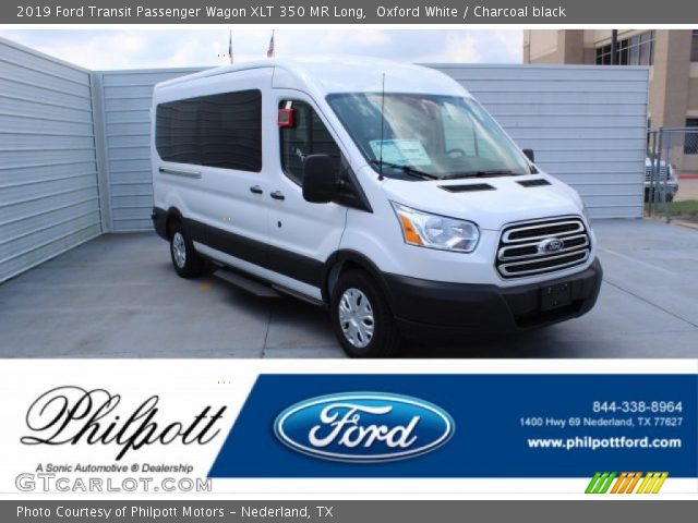 2019 Ford Transit Passenger Wagon XLT 350 MR Long in Oxford White