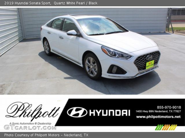 2019 Hyundai Sonata Sport in Quartz White Pearl