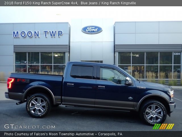 2018 Ford F150 King Ranch SuperCrew 4x4 in Blue Jeans
