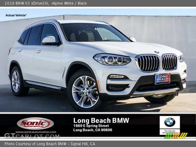 2019 BMW X3 sDrive30i in Alpine White