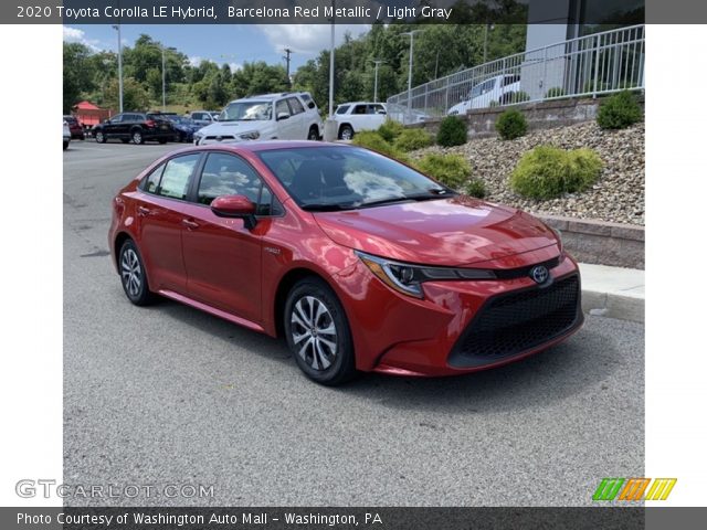 2020 Toyota Corolla LE Hybrid in Barcelona Red Metallic