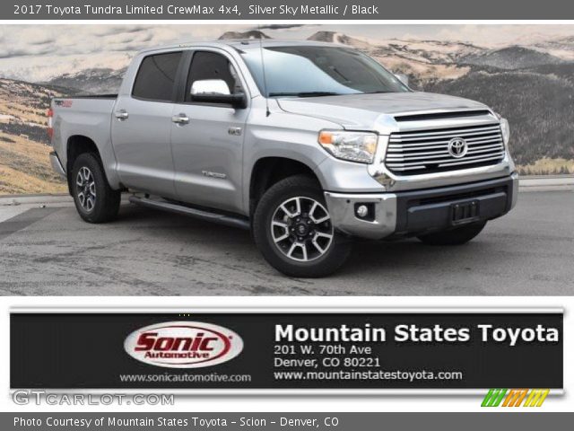 2017 Toyota Tundra Limited CrewMax 4x4 in Silver Sky Metallic