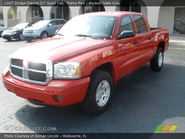 2007 Dodge Dakota SLT Quad Cab in Flame Red