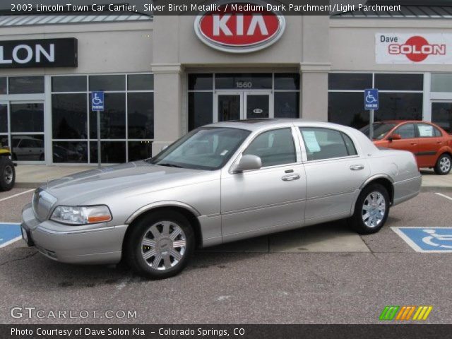 2003 Lincoln Town Car Cartier in Silver Birch Metallic