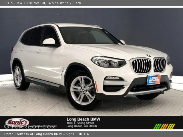 2019 BMW X3 sDrive30i in Alpine White