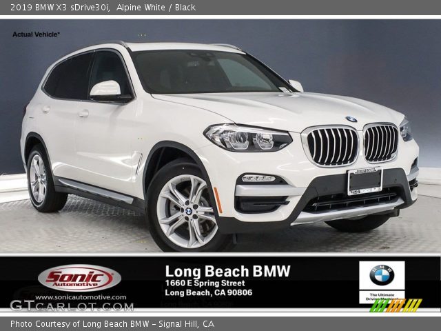 2019 BMW X3 sDrive30i in Alpine White