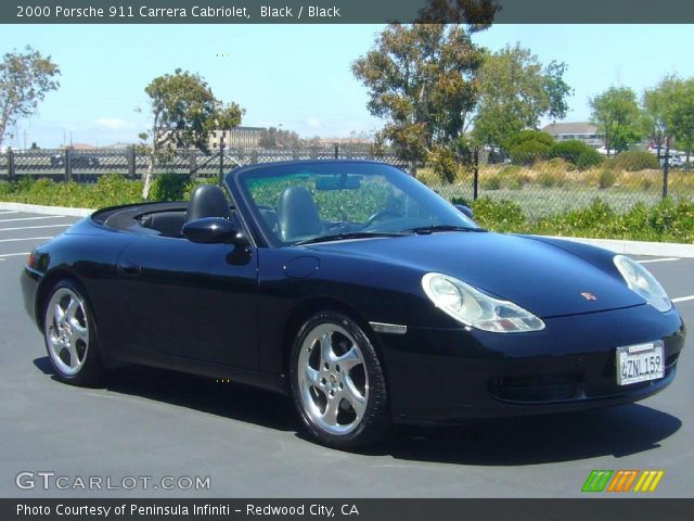 2000 Porsche 911 Carrera Cabriolet in Black