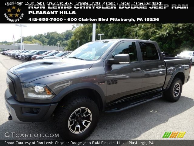 2016 Ram 1500 Rebel Crew Cab 4x4 in Granite Crystal Metallic