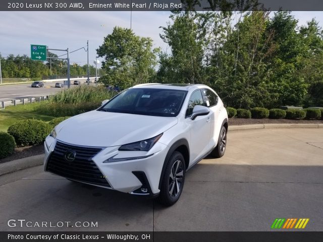 2020 Lexus NX 300 AWD in Eminent White Pearl