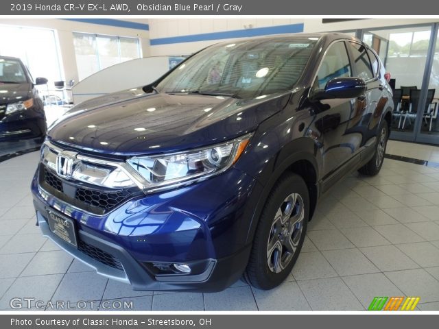 2019 Honda CR-V EX-L AWD in Obsidian Blue Pearl