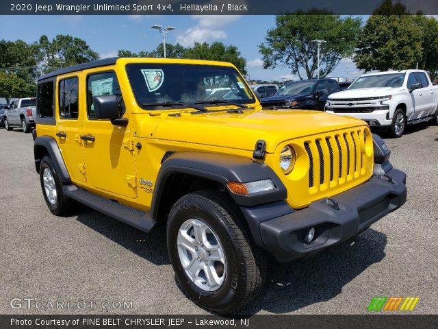 2020 Jeep Wrangler Unlimited Sport 4x4 in Hellayella