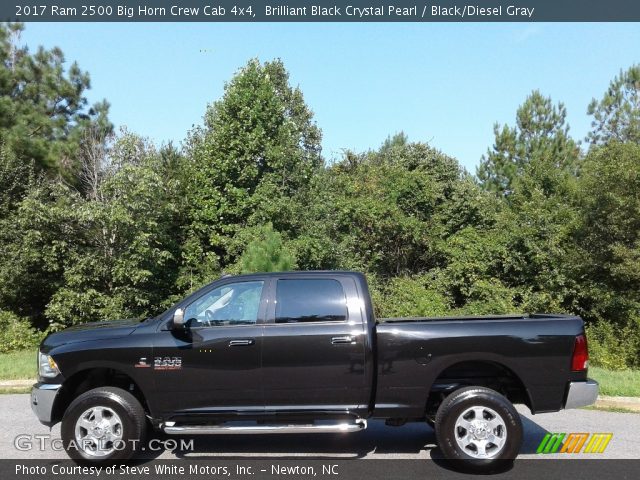 2017 Ram 2500 Big Horn Crew Cab 4x4 in Brilliant Black Crystal Pearl