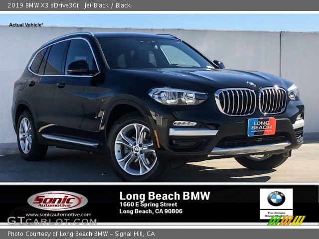 2019 BMW X3 sDrive30i in Jet Black