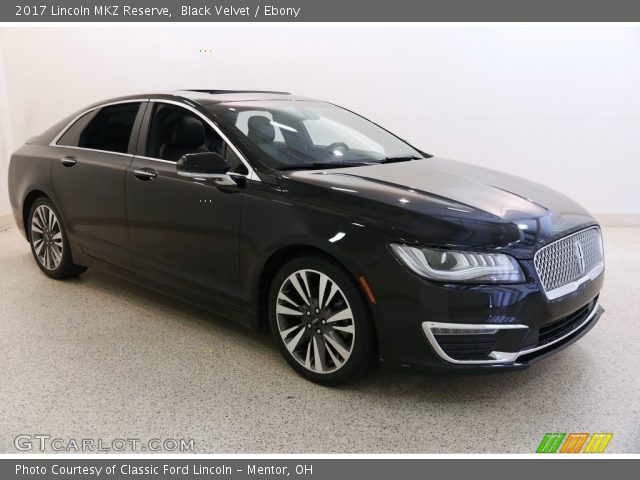 2017 Lincoln MKZ Reserve in Black Velvet