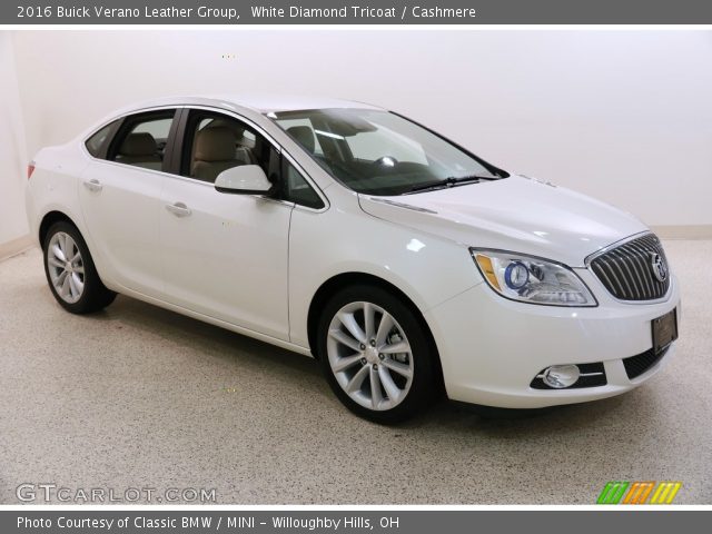 2016 Buick Verano Leather Group in White Diamond Tricoat