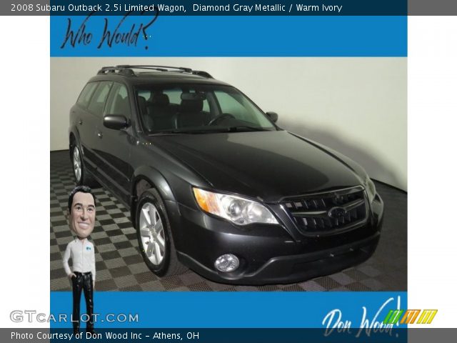 2008 Subaru Outback 2.5i Limited Wagon in Diamond Gray Metallic