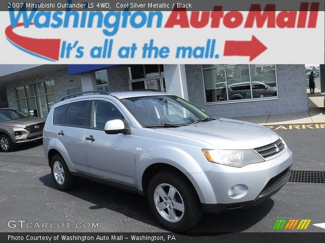 2007 Mitsubishi Outlander LS 4WD in Cool Silver Metallic