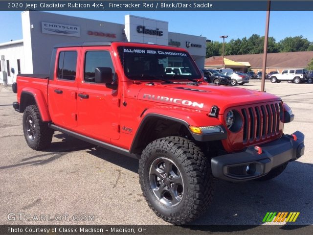 2020 Jeep Gladiator Rubicon 4x4 in Firecracker Red