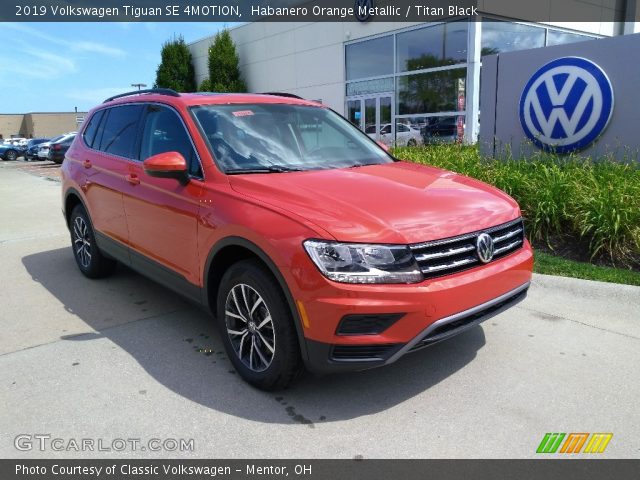 2019 Volkswagen Tiguan SE 4MOTION in Habanero Orange Metallic