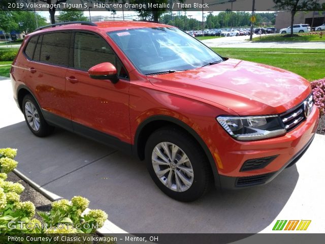2019 Volkswagen Tiguan S in Habanero Orange Metallic