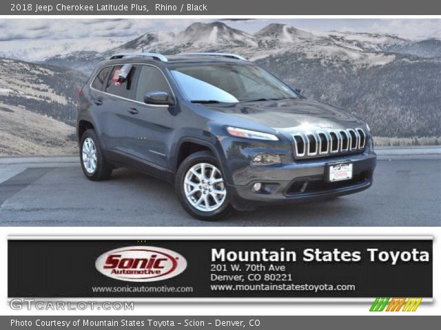 2018 Jeep Cherokee Latitude Plus in Rhino