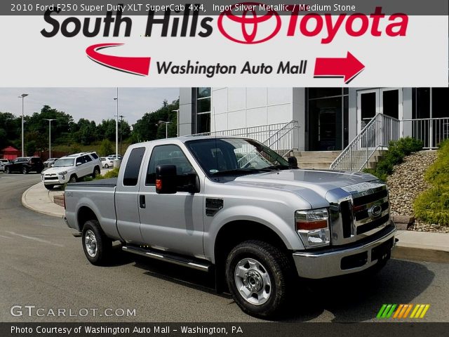 2010 Ford F250 Super Duty XLT SuperCab 4x4 in Ingot Silver Metallic