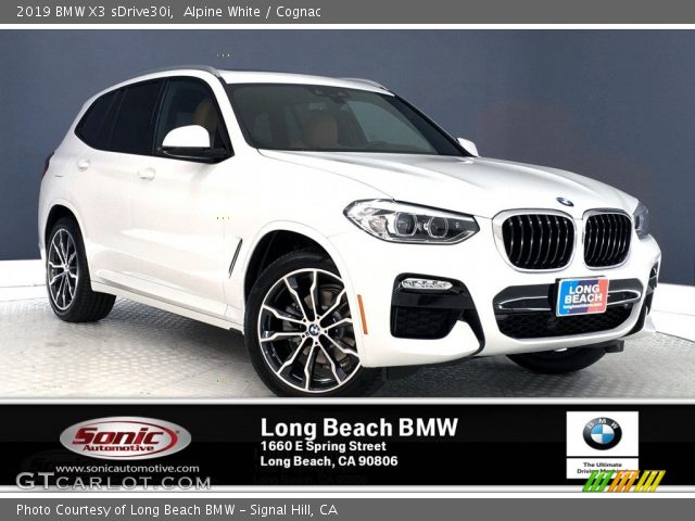 2019 BMW X3 sDrive30i in Alpine White