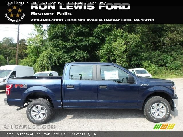 2019 Ford F150 XL SuperCrew 4x4 in Blue Jeans
