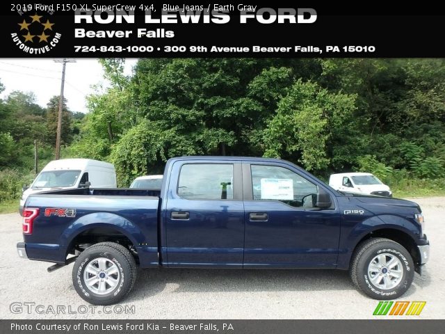 2019 Ford F150 XL SuperCrew 4x4 in Blue Jeans