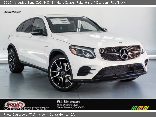 2019 Mercedes-Benz GLC AMG 43 4Matic Coupe in Polar White