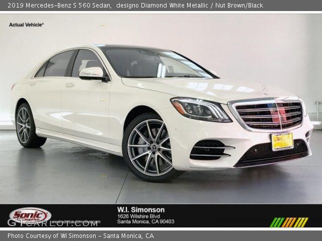 2019 Mercedes-Benz S 560 Sedan in designo Diamond White Metallic