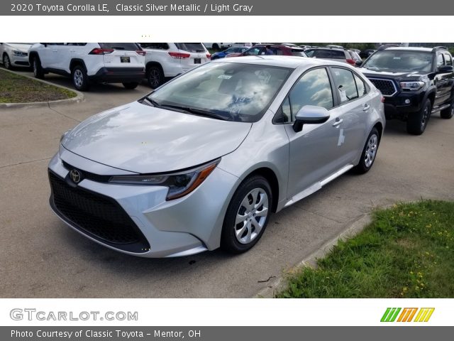 2020 Toyota Corolla LE in Classic Silver Metallic
