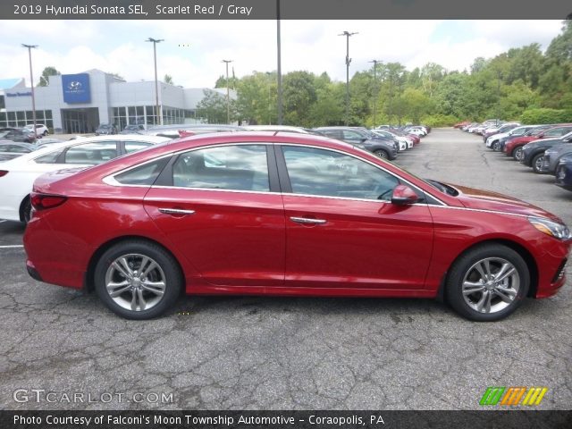 2019 Hyundai Sonata SEL in Scarlet Red