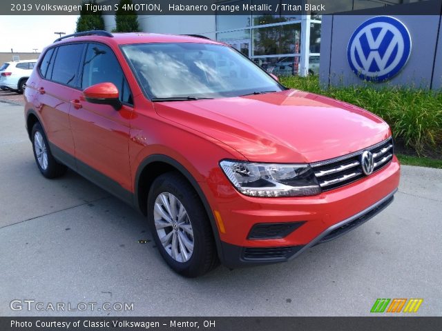 2019 Volkswagen Tiguan S 4MOTION in Habanero Orange Metallic