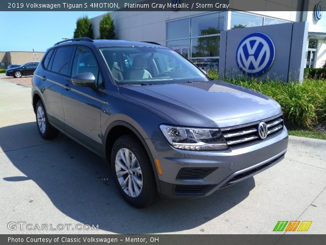 2019 Volkswagen Tiguan S 4MOTION in Platinum Gray Metallic