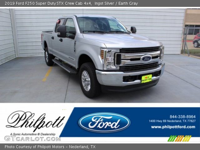 2019 Ford F250 Super Duty STX Crew Cab 4x4 in Ingot Silver