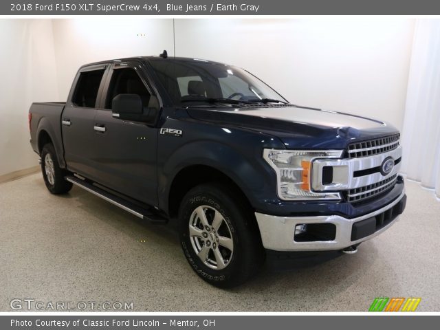 2018 Ford F150 XLT SuperCrew 4x4 in Blue Jeans
