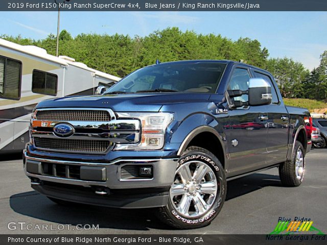 2019 Ford F150 King Ranch SuperCrew 4x4 in Blue Jeans