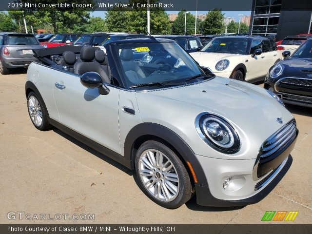 2019 Mini Convertible Cooper in White Silver