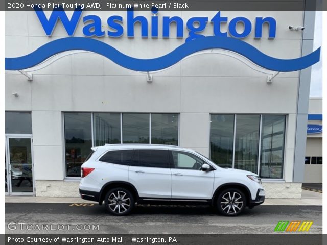 2020 Honda Pilot Touring AWD in Platinum White Pearl