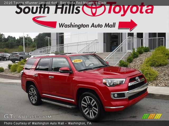 2016 Toyota 4Runner Limited 4x4 in Barcelona Red Metallic
