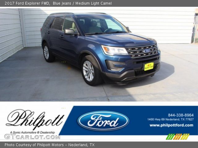 2017 Ford Explorer FWD in Blue Jeans
