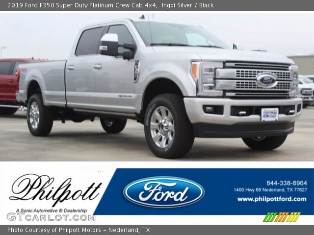 2019 Ford F350 Super Duty Platinum Crew Cab 4x4 in Ingot Silver