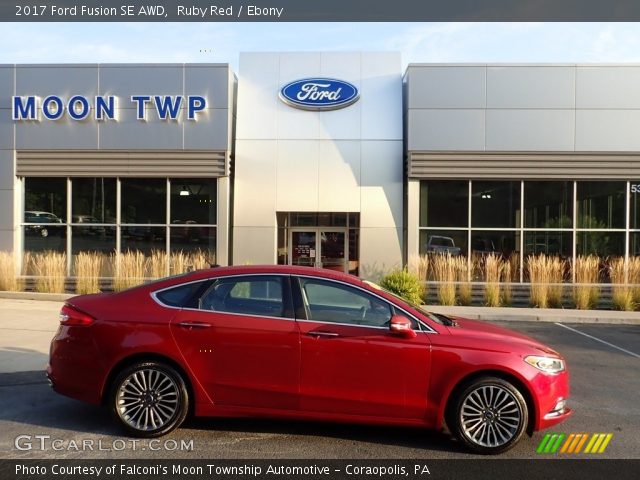 2017 Ford Fusion SE AWD in Ruby Red